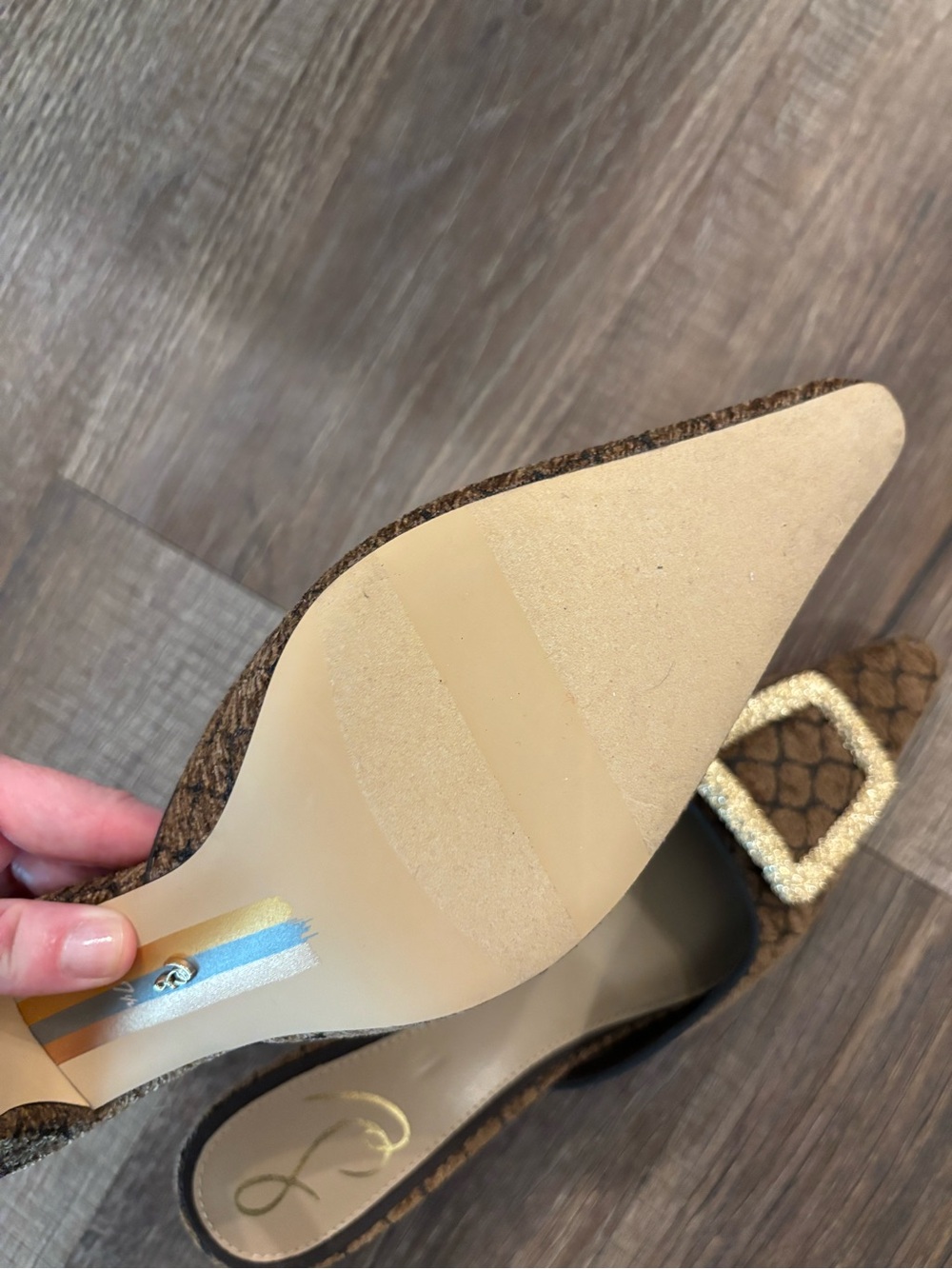 Sam Edelman 7.5 BRIT KITTEN HEEL MULE
**NEVER BEEN WORN, No Box - Picture 4 of 4